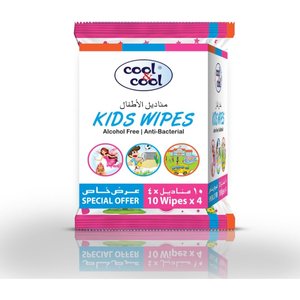 Cool & Cool Kids Wipes 4X10's