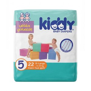 Kiddy Baby Diapers X-Large 22Pcs