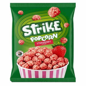 Strike Strawberry Flavour Popcorn 140 Gr