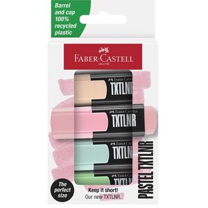 Faber Castell Highlighter 4 Pcs Pastel Ast