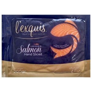 L'exquis Smoked Salmon Slices 200G