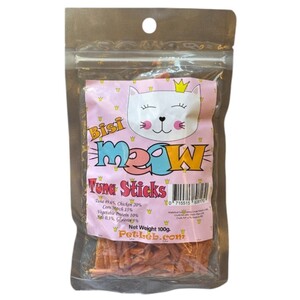 Bisi Meow Cat Treats Tuna Sticks 100G