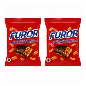 Furor Caramel Chocolate & Peanuts 500 Gr Pack Of 2