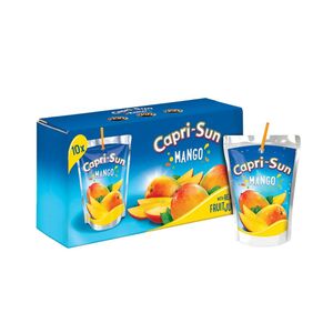 Capri-Sun Fruit Crush Mango 100% Juice 200 Ml Pack Of 10