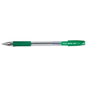 Pilot Super Pen Medium 1.0Mm With Grip Plastic Tip Green