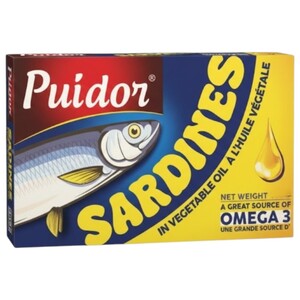 Puidor Sardines In Vegetable Oil 125G