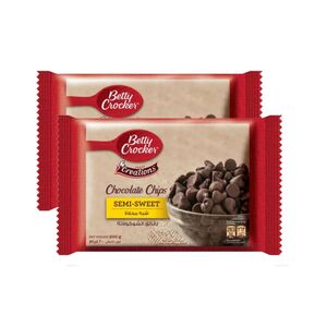 Betty Crocker Semi-Sweet Chocolate Chips 200 Gr Pack Of 2
