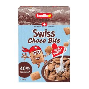 Familia Less Sugar Swiss Choco Bits Cereal, 350 Gr
