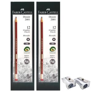 Faber Castell Graphite Pencil 24Pcs + Sharpener