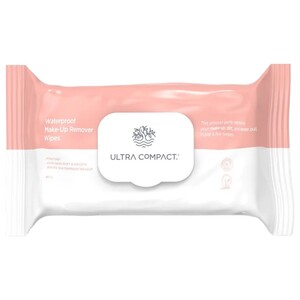 Ultra Compact Waterproof Make-Up Remover Wipes 40 Pieces
