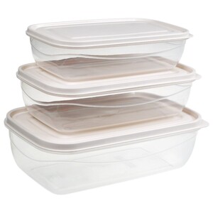 Üçsan Plastik Rectangulaire Food Saver 3 Pieces M-018