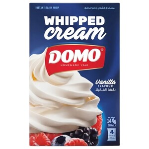 Domo Whipped Cream Vanilla 144G