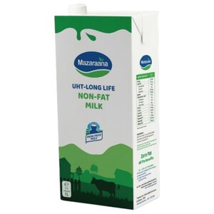 Mazaraana Uht Milk Non- Fat 1L
