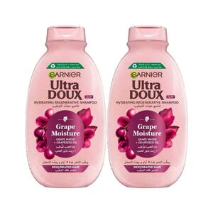 Garnier Ultra Doux Grape Moisture Shampoo 400 Ml Pack Of 2