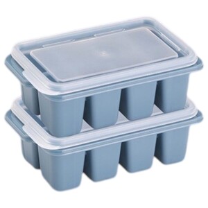 Mini Ice Cube Tray With Lid 2 Pieces