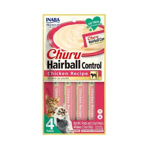 Inaba Churu Hair Ball Control Chicken Recipe 14 Gr 4 Tubes 56 Gr