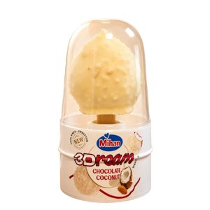 Mihan 3D Coconut Chocolate Ice Cream 70Gm