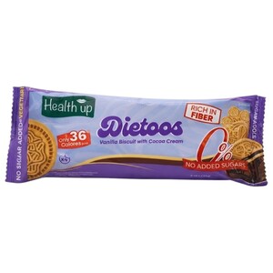 Health Up Dietoos Vanilla Biscuit With Cocoa Cream 42G