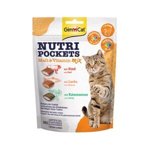 Gimcat Nutri Pockets Malt & Vitamin 150 Gr