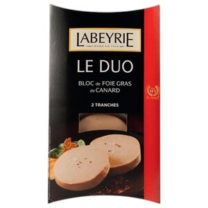Labeyrie Le Duo Bloc De Foie Gras De Canard 2 Slices 80G