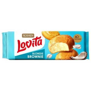 Roshen Lovita Cookies Blonde Brownie Coconut 152G