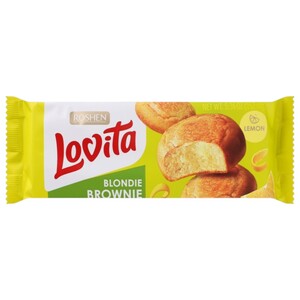 Roshen Lovita Cookies Blonde Brownie Lemon 152G