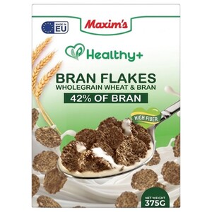 Maxim's Healthy+ Bran Flakes Wheat & Bran 375G