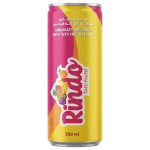 Rindo Carbonated Drink Tutti Frutti 250Ml