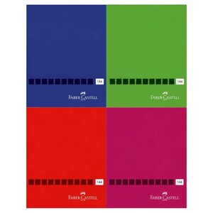 Faber Castell Spiral Notebook A4 Squared 144 Sheets 70G
