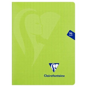 Clairefontaine Mimesys Staplebound Notebook Green 17 X 22Cm 96 Pages 90G