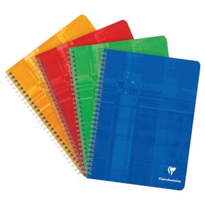 Clairefontaine Spiral Notebook Squared 100 Pages 17 X 22Cm 90G