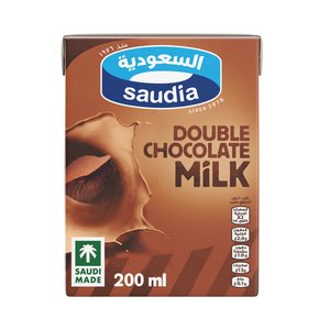 Saudia Milkshake Double Chocolate 200Ml
