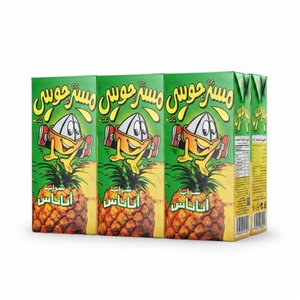 Mr Juicy Juice Pineapple 180Ml X6