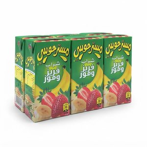 Mr Juicy Juice Strawberry & Banana 180Ml X6