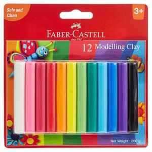 Faber Castell Modeling Clay Set 12 Pieces 200G