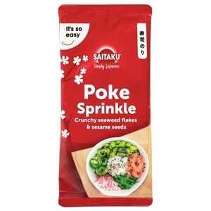 Saitaku Poke Sprinkle Topping Crunchy Seaweed Flakes & Sesame Seeds 10G