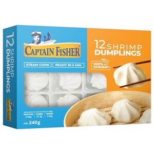 Captain Fisher Frozen Shrimp Dumplings 12 Pieces 240G