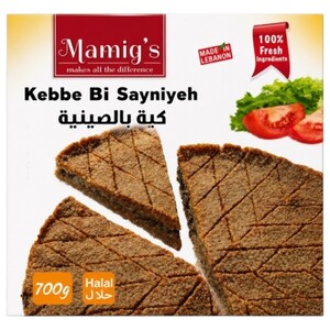 Mamig's Frozen Kebbe Bi Sayniyeh 700G