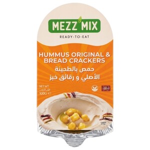 Mezz Mix Hummus Original & Bread Crackers 100G