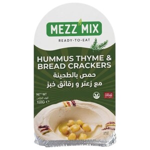 Mezz Mix Hummus Thyme & Bread Crackers 100G