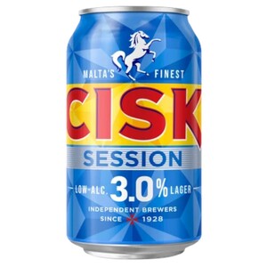 Cisk Lager Beer Session 330Ml