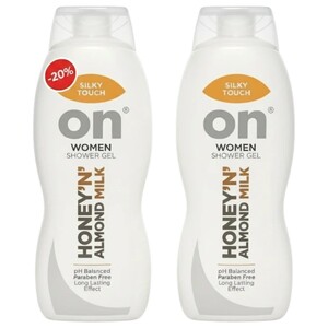 On Shower Gel Honey 'N' Almond Milk 650Ml -20% Off