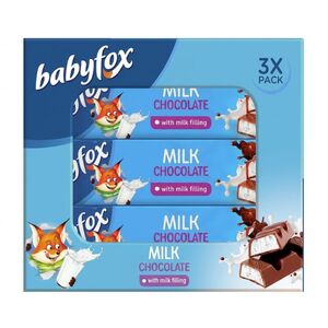 Babyfox Milk Chocolate With Milk Filling, 45 Gr Pack Of 3