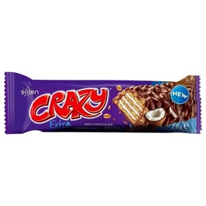 Solen Crazy Extra Wafer Milk Chocolate & Coconut 28G
