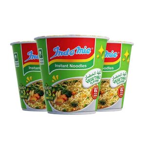 Indomie Instant Noodles Cup Vegetable Flavour 82 Gr Pack Of 3