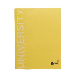 Monza Notebook A4 Plastic University 72Sht Arb-English