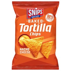 Snips Baked Tortilla Chips Nacho Cheese 230G
