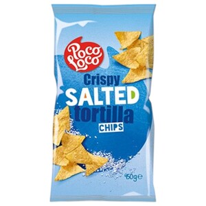 Poco Loco Tortilla Chips Crispy Salted 450G