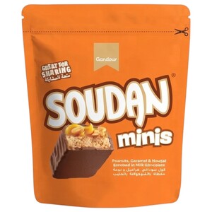 Gandour Soudan Minis Peanut, Caramel & Nougat 165G