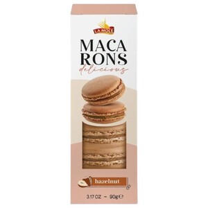 La Mole Macarons Delicious Hazelnut 90G